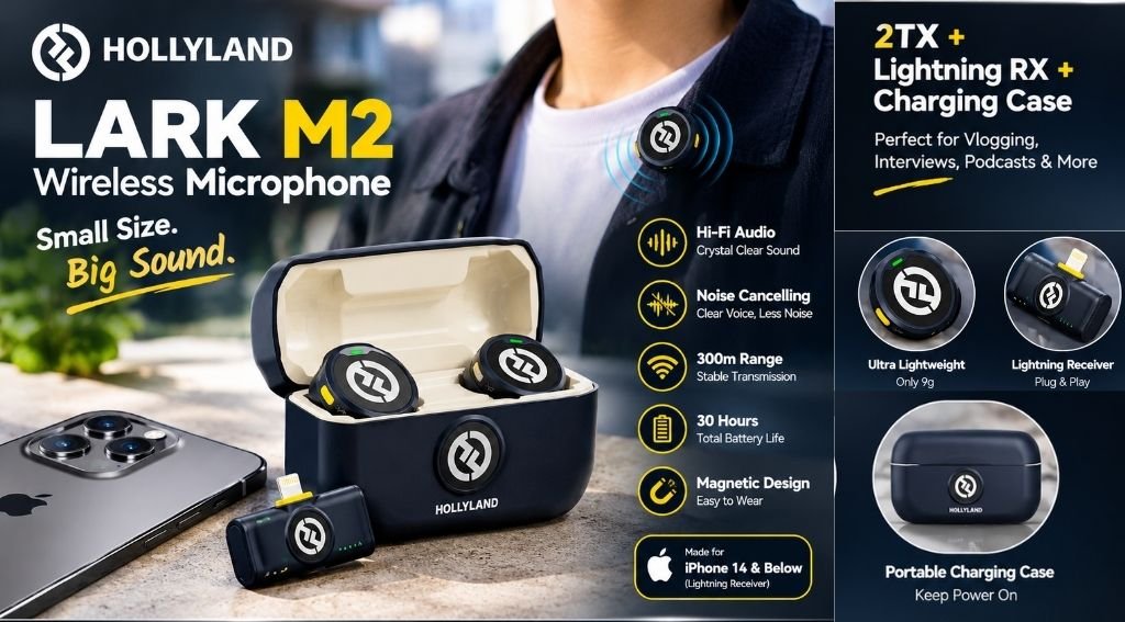 Hollyland Lark M2 Wireless Microphone